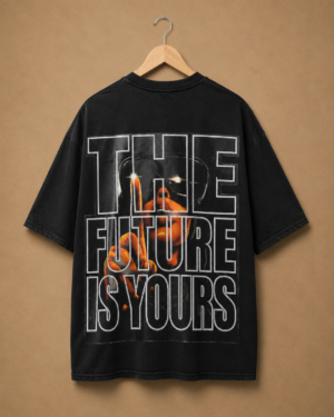 Brandz Home Future Is Yours Acid Wash Oversized Tee