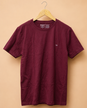 Overay Burgundy Core Essential T-Shirt