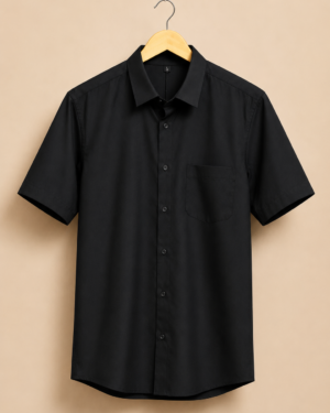 Brandz Home Noir Essential Half Sleeve Shirt