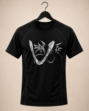 Chrome Venom Black Compression Tee