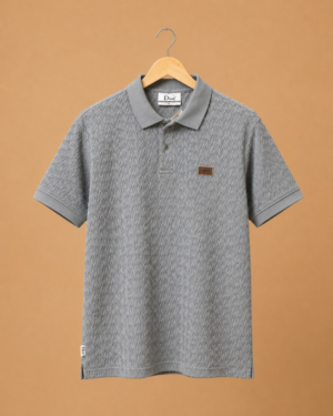 Brandz Home AshCore Textured Polo Tshirt
