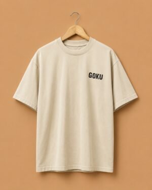 Dragon Ball Goku Oversized Back Graphic T-Shirt for Men