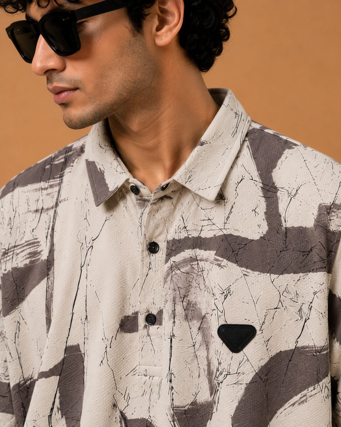 ChatGPT Image Jul 22, 2026, 12_18_06 PM Brandz Home Imported Premium Textured Abstract Polo T-Shirt for Men - Image 3