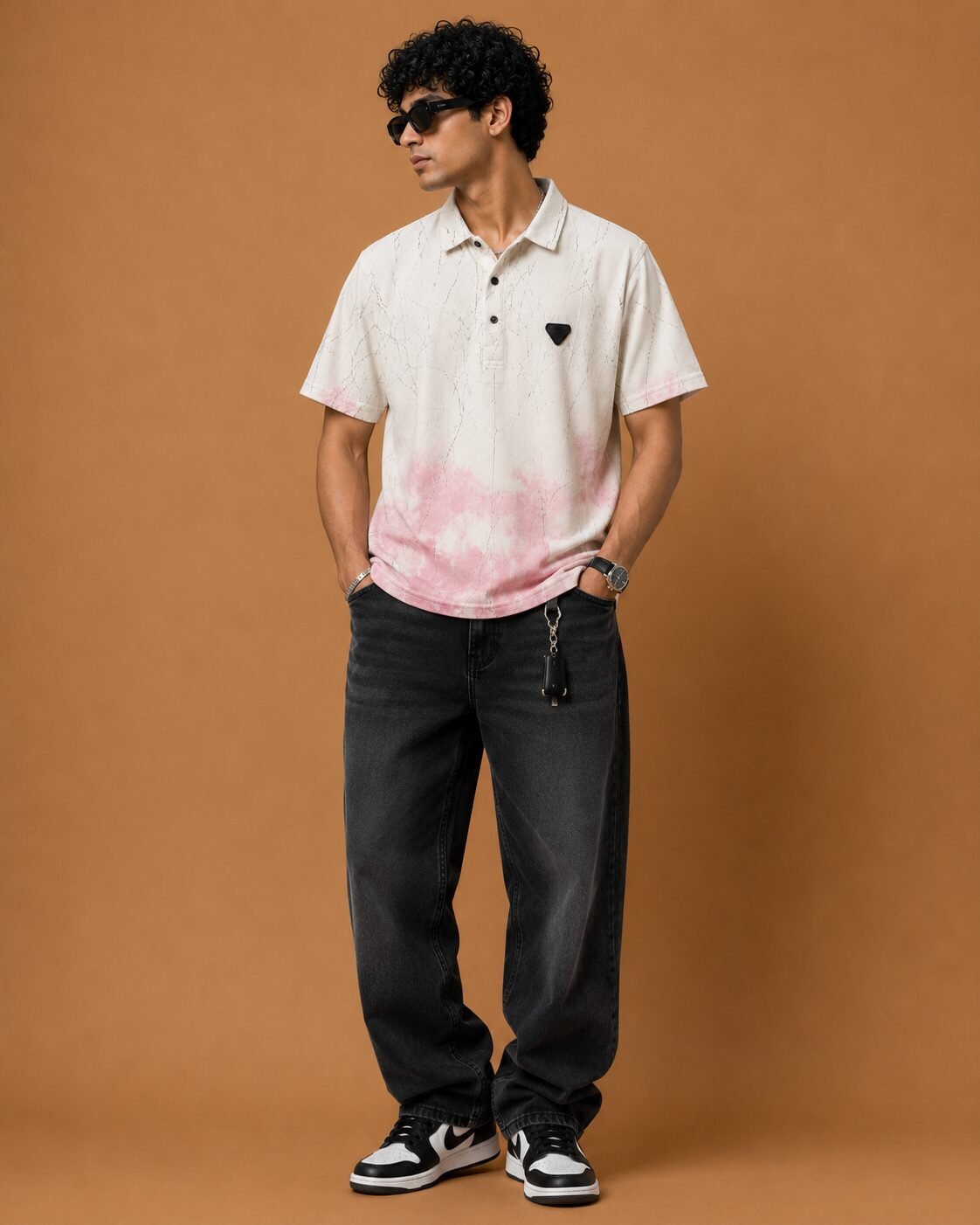 ChatGPT Image Jul 22, 2026, 12_38_55 PM Brandz Home Imported Premium Marble Textured Polo T-Shirt for Men - Image 2