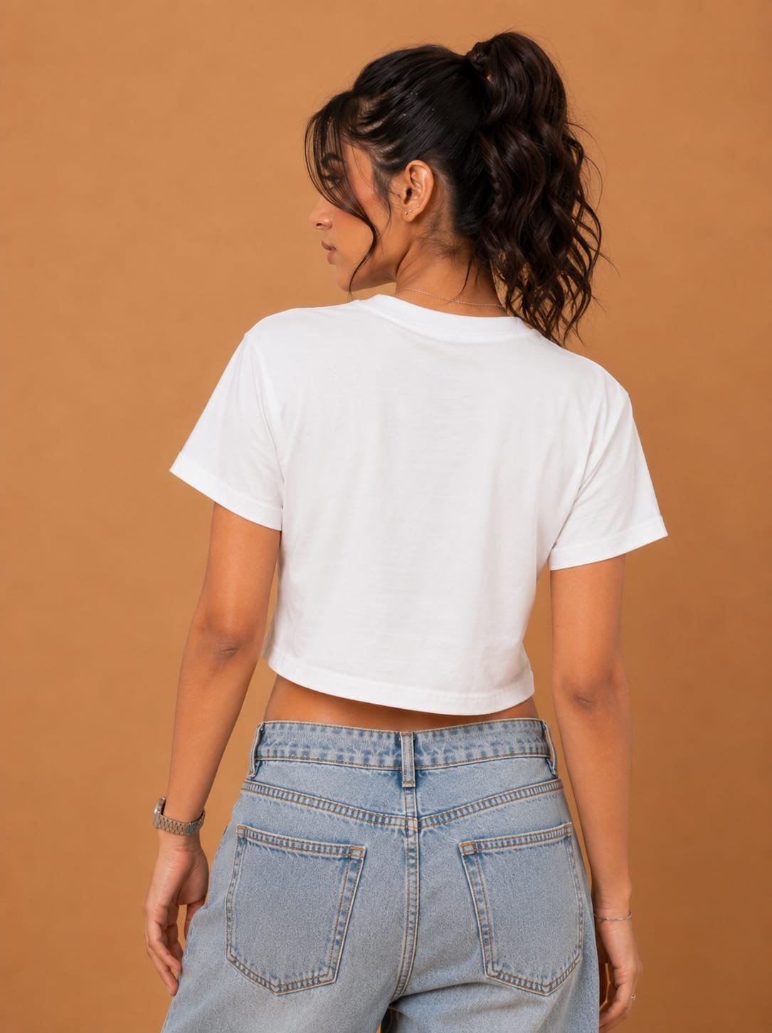 WhatsApp Image 2026-07-22 at 4.04.47 PM Brandz Home White Urban Lyrics Oversized Crop Tee for Women - Image 4