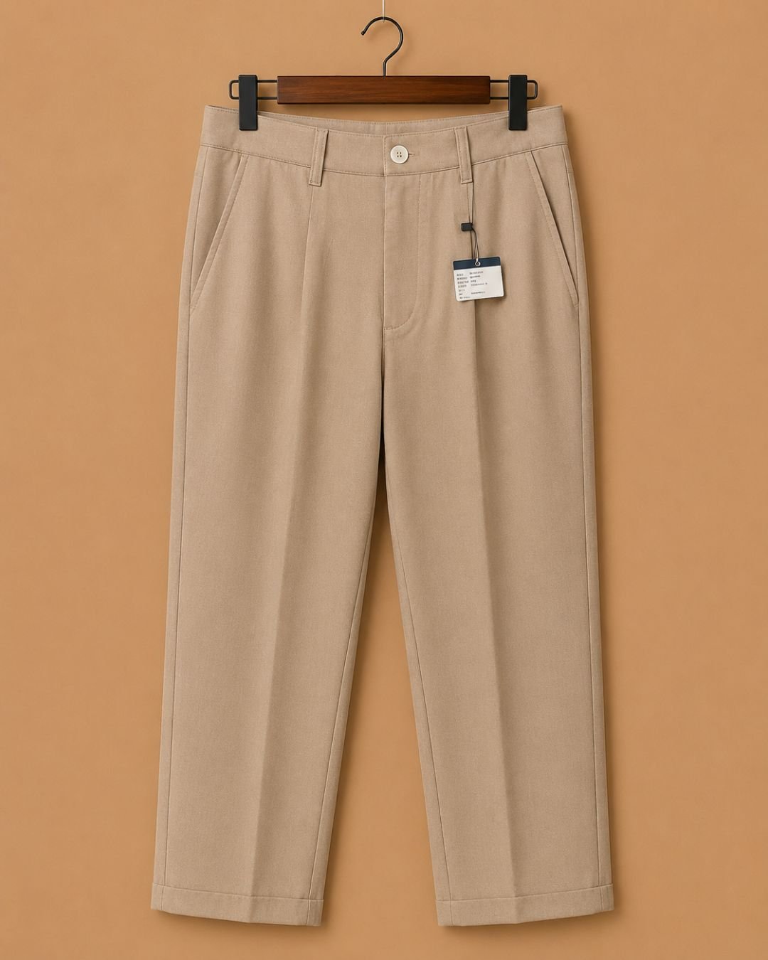 WhatsApp Image 2026-07-23 at 3.18.06 PM (2) Brandz Home Men's Premium Beige Relaxed Straight Fit Casual Trousers