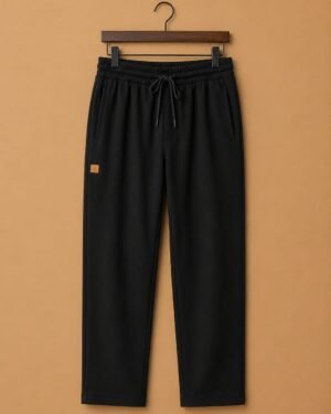 Brandz Home Men's Premium Black Straight Fit Track Pants