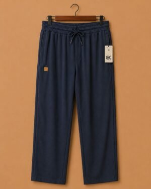 Brandz Home Men's Premium Navy Relaxed Straight Fit Track Pants
