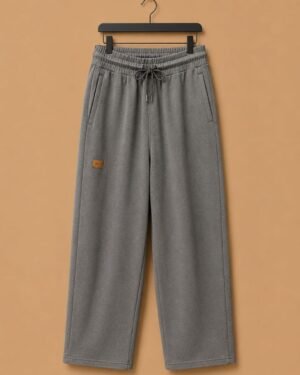 Brandz Home Men's Premium Grey Relaxed Straight Fit Track Pants