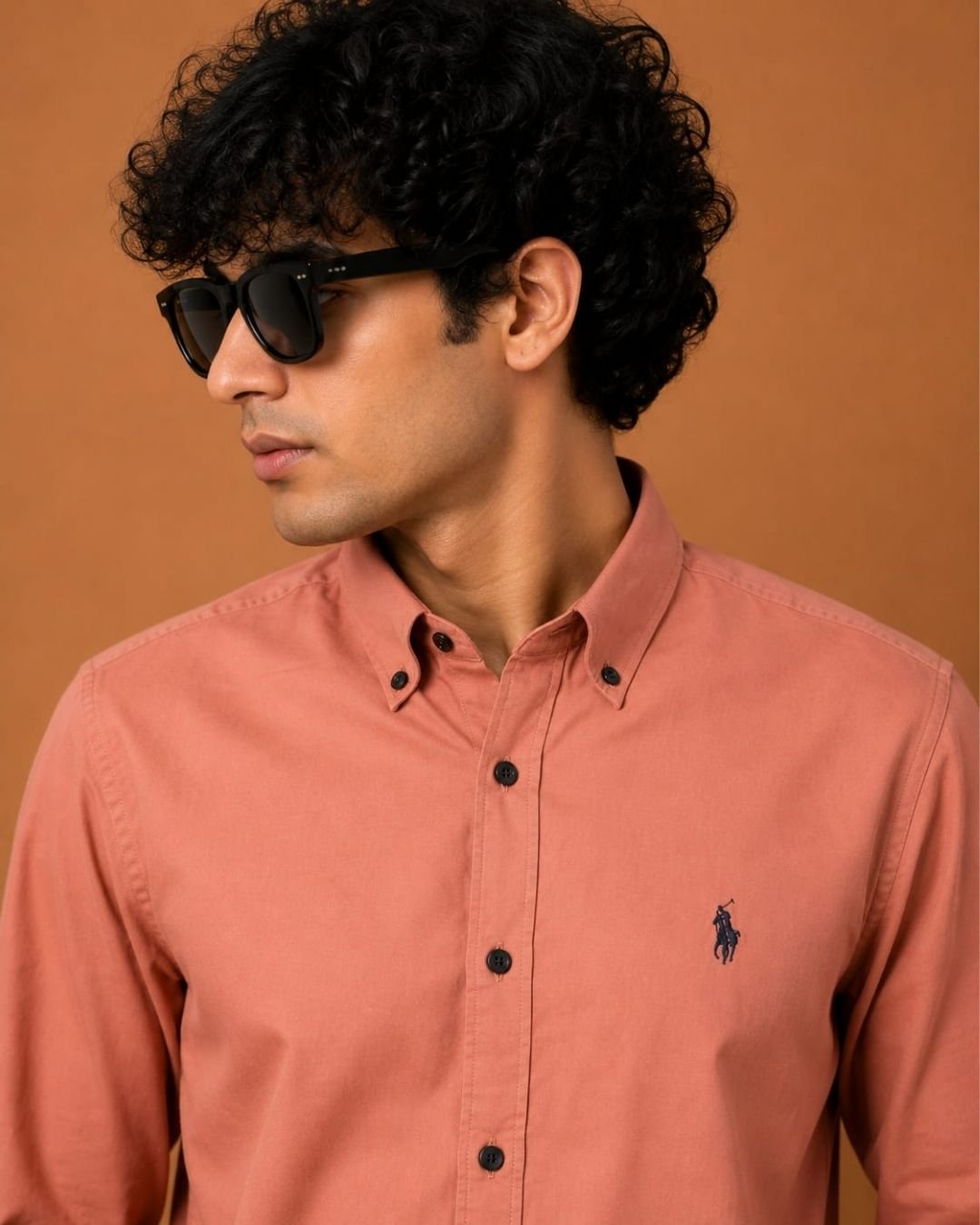 WhatsApp Image 2026-07-27 at 1.57.16 PM (2) U.S. Polo Assn. Premium Coral Pink Cotton Button-Down Full Sleeve Shirt - Image 3