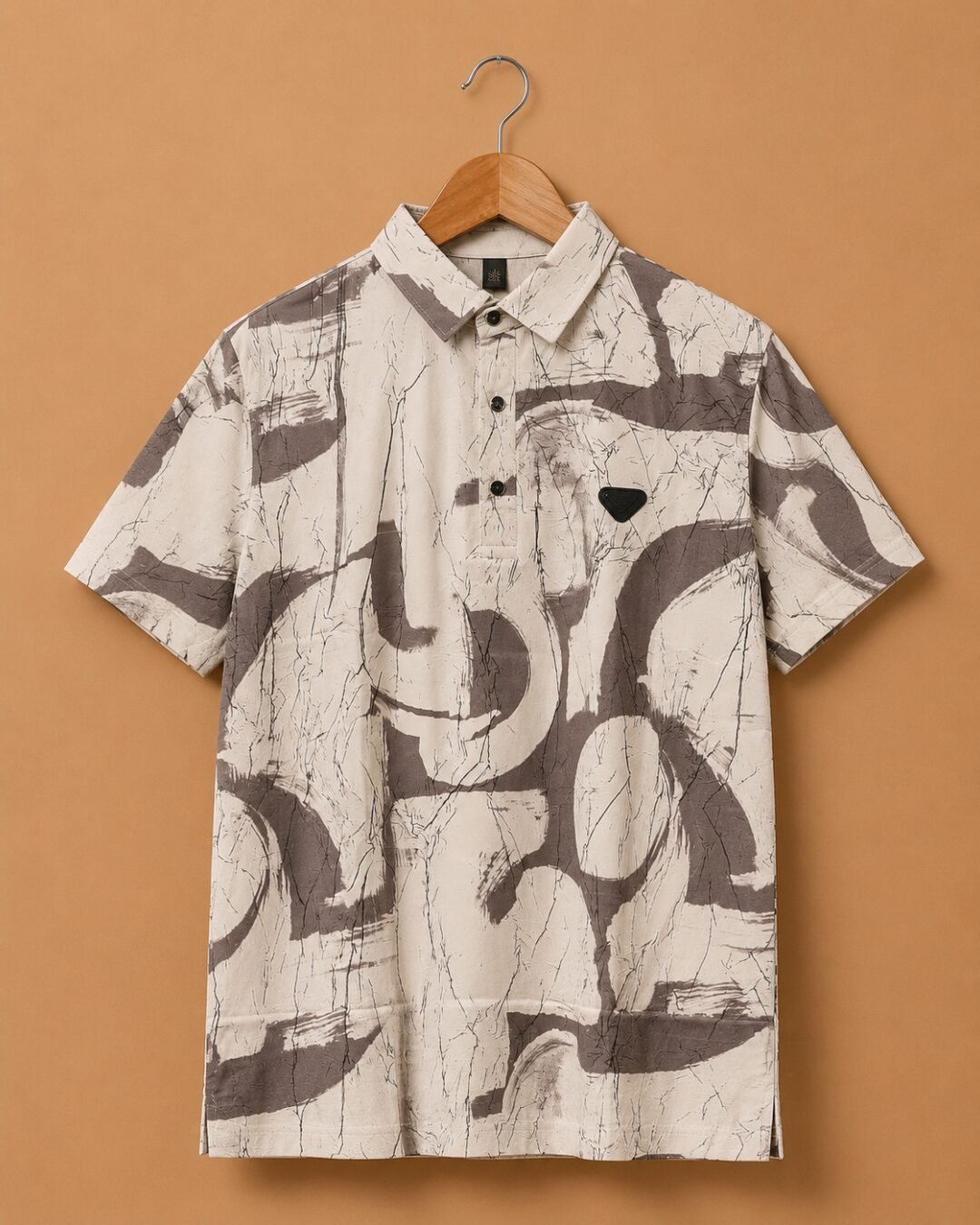 brandz home website images for mens section (45) Brandz Home Imported Premium Textured Abstract Polo T-Shirt for Men