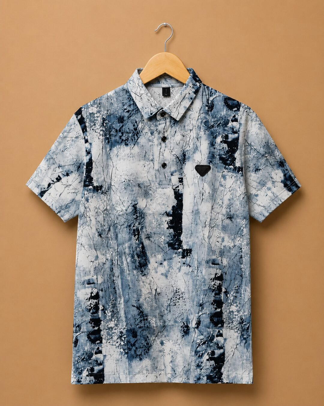 brandz home website images for mens section (45) Brandz Home Imported Premium Textured Abstract Polo T-Shirt for Men
