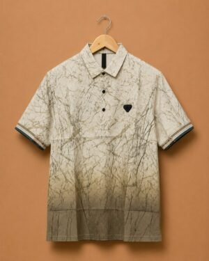 Brandz Home Imported Premium Textured Polo T-Shirt for Men