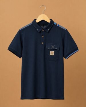 Brandz Home Imported Premium Utility Pocket Polo T-Shirt for Men