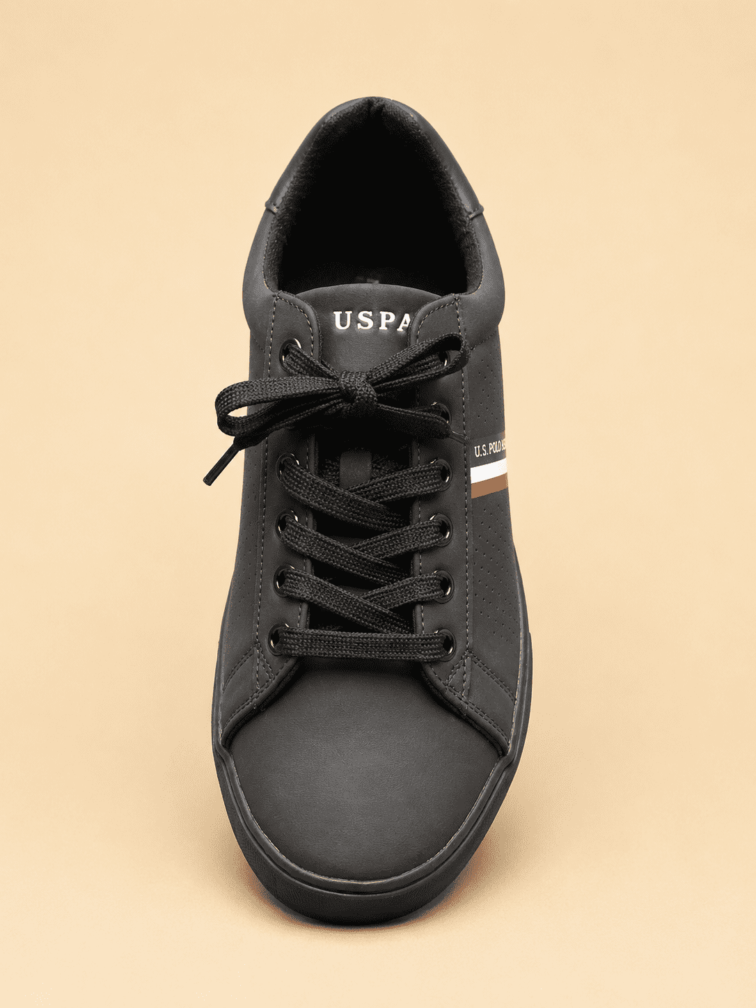 U.S. Polo Assn. Core Black Casual Sneakers