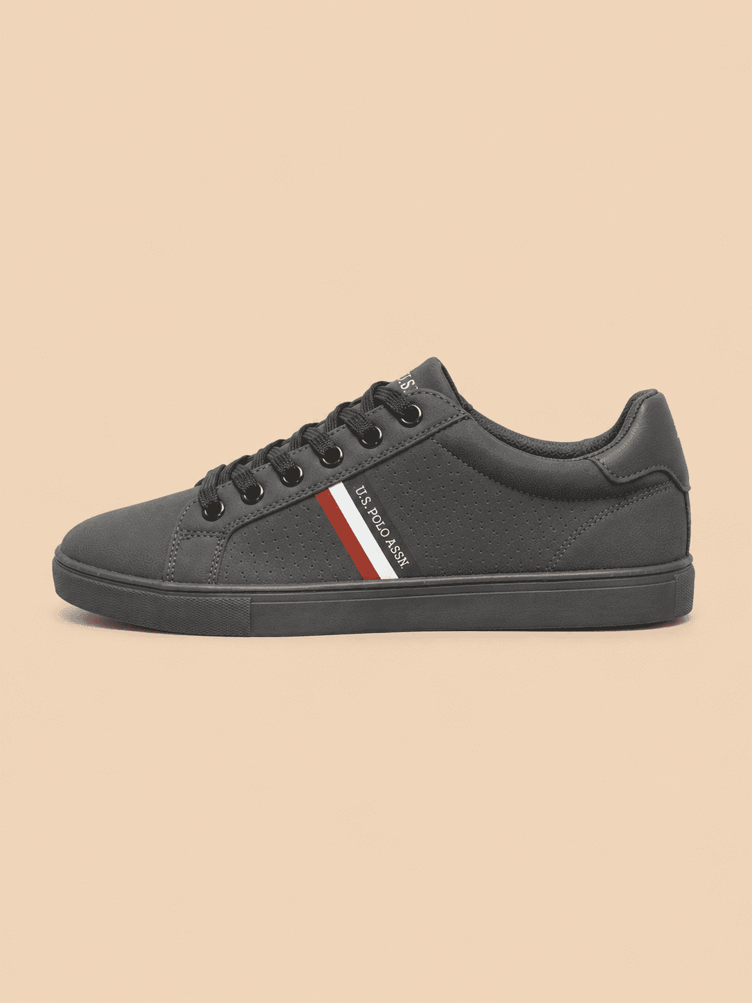 U.S. Polo Assn. Core Black Casual Sneakers - Image 3