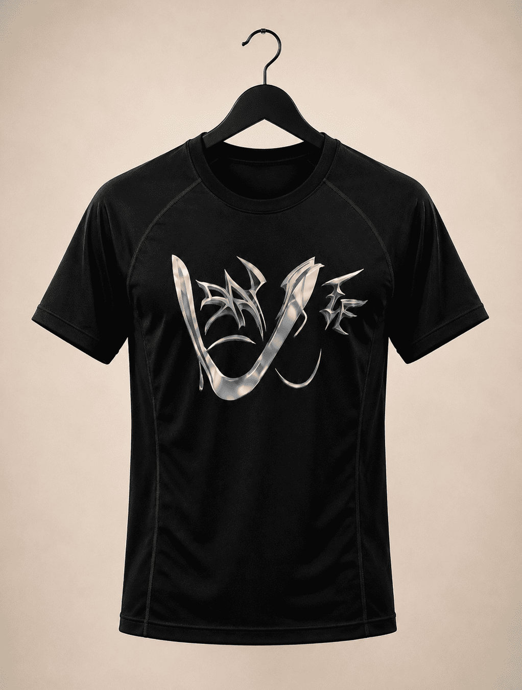 Chrome Venom Black Compression Tee