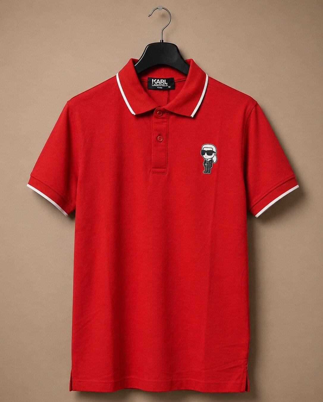 WhatsApp Image 2026-05-19 at 16.02.24 Karl Lagerfeld Paris Crimson Icon Premium Polo T-Shirt