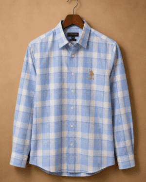 Act & Value Sky Check Premium Shirt