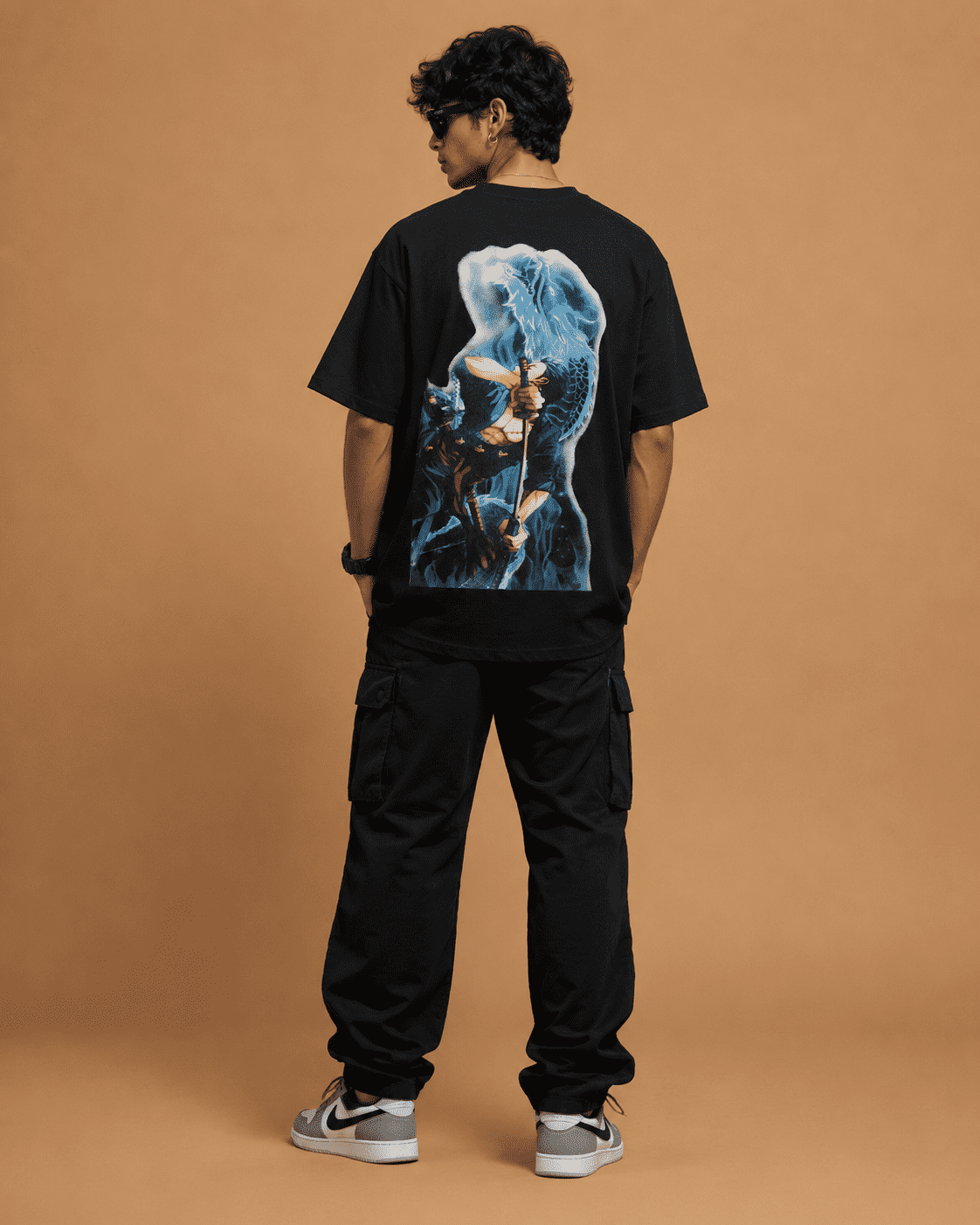Brandz Home Akatsuki Shadow Oversized T-Shirt – Black - Image 3