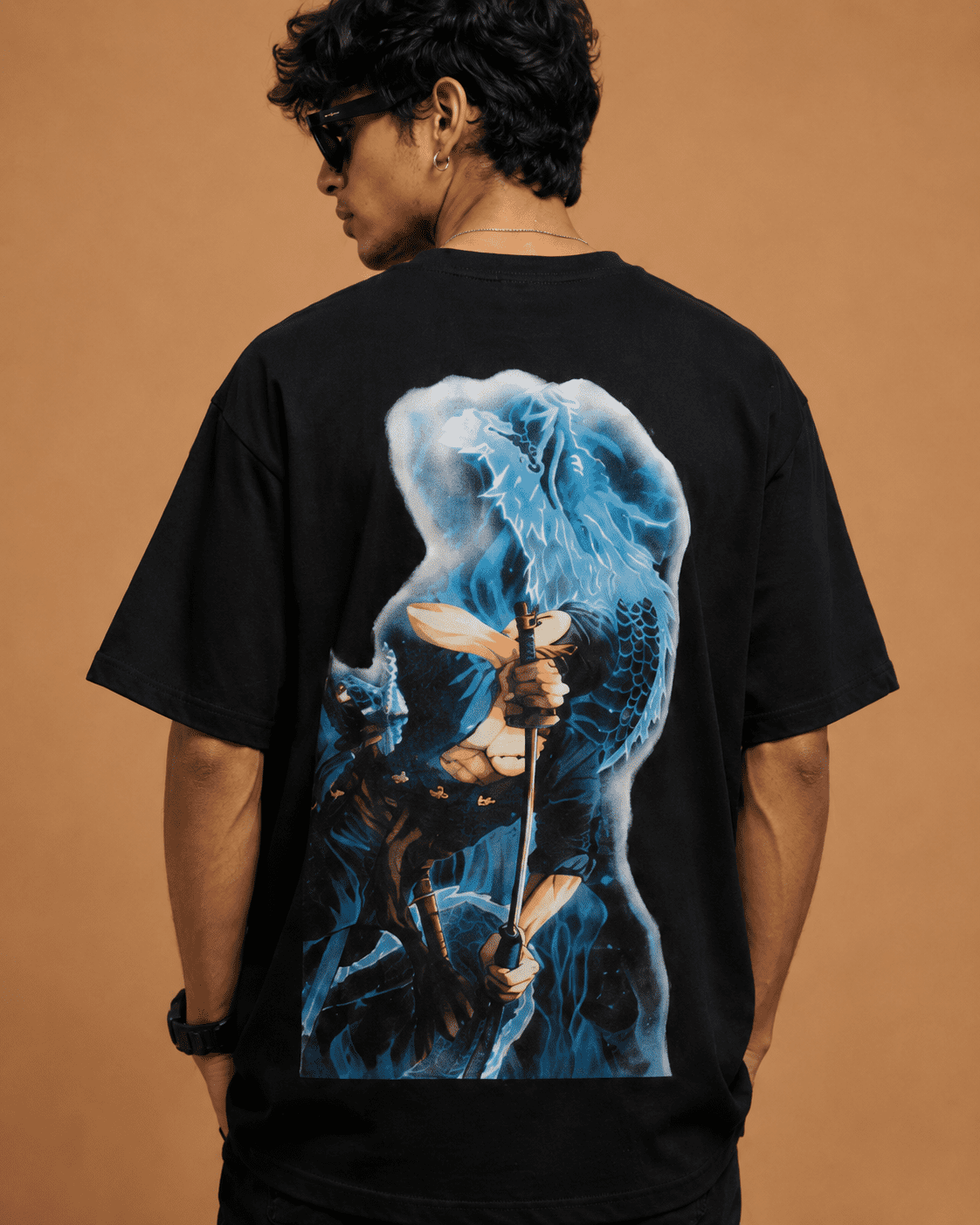 Brandz Home Akatsuki Shadow Oversized T-Shirt – Black - Image 2