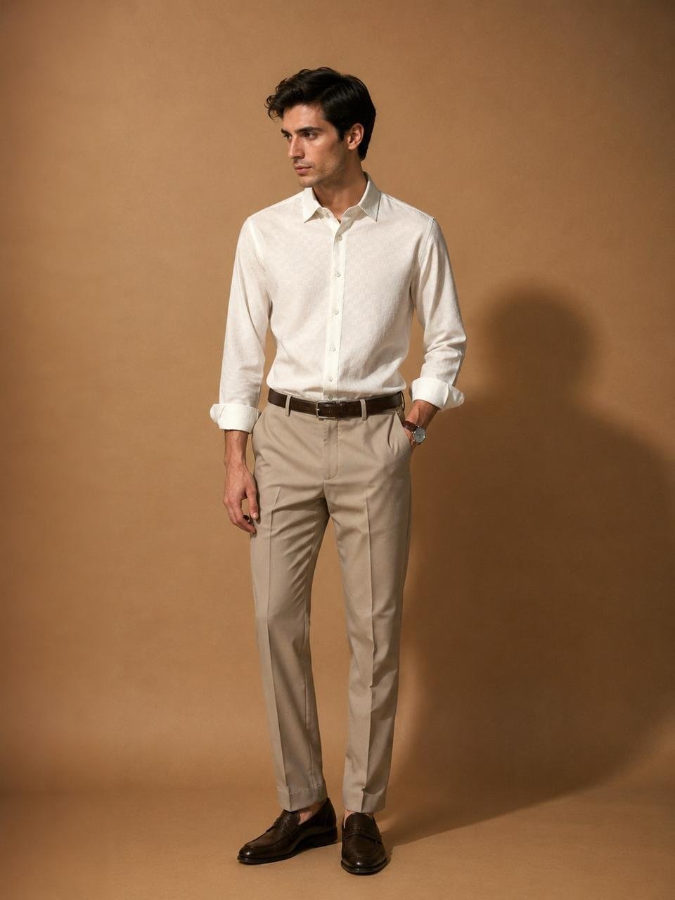 WhatsApp Image 2026-06-09 at 12.21.58 (2) White Textured Premium Formal Shirt - Image 3