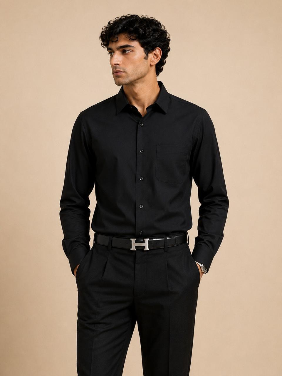 Brandz Home Noir Luxe Premium Full Sleeve Shirt - Image 3