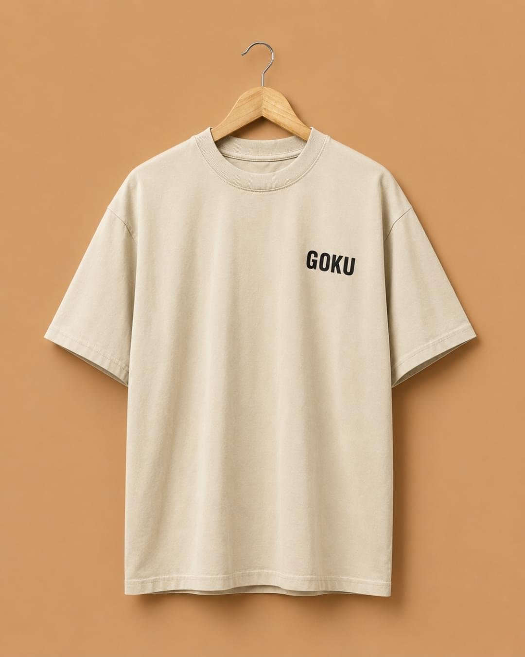 Dragon Ball Goku Oversized Back Graphic T-Shirt for Men